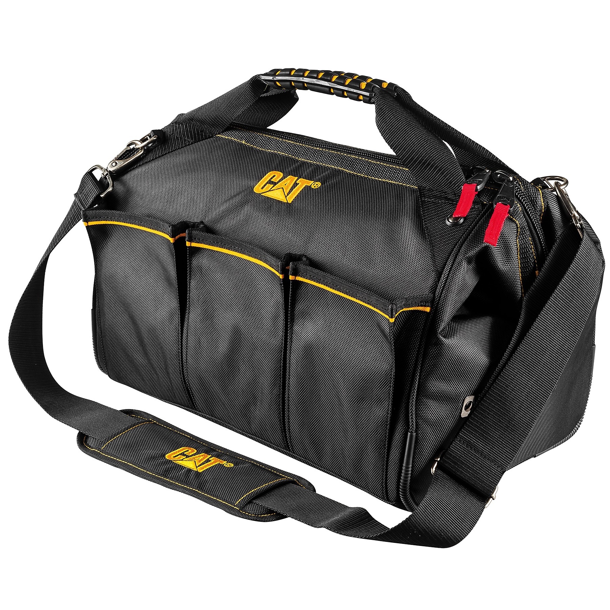 CAT 16in. Pro Wide-Mouth Tool Bag, Black, Model# 980192N